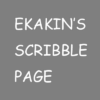 EKAKIN'S SCRIBBLE PAGE